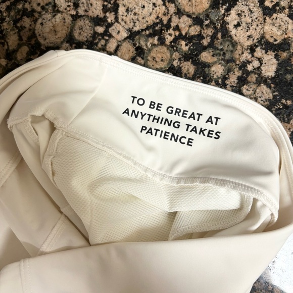 Athleta Allyson Felix Women's Legend Track Pants Size L Magnolia White - Picture 7 of 8